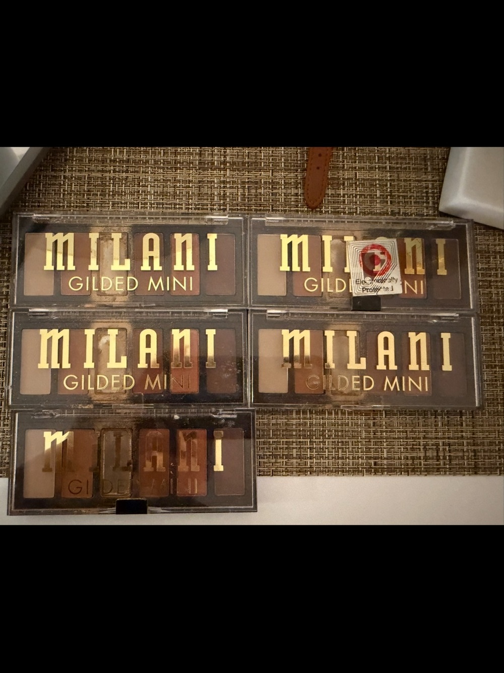 Gilded Mini eyeshadow palettes